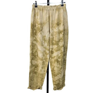 Oh  My Gauze Womens Pull On Cotton Pants Size 1 US Small/Medium Tie Dye Flowy